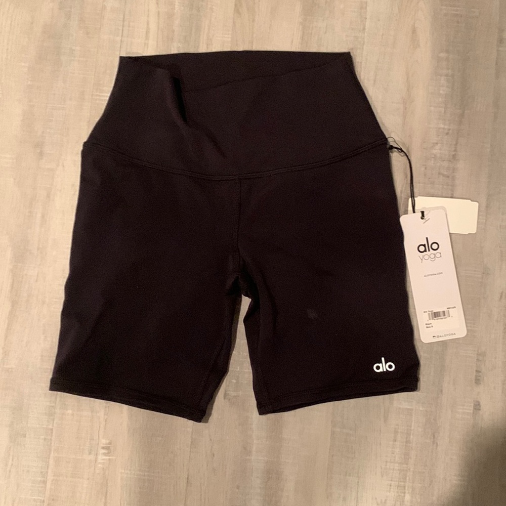 High Waist Biker Shorts alo